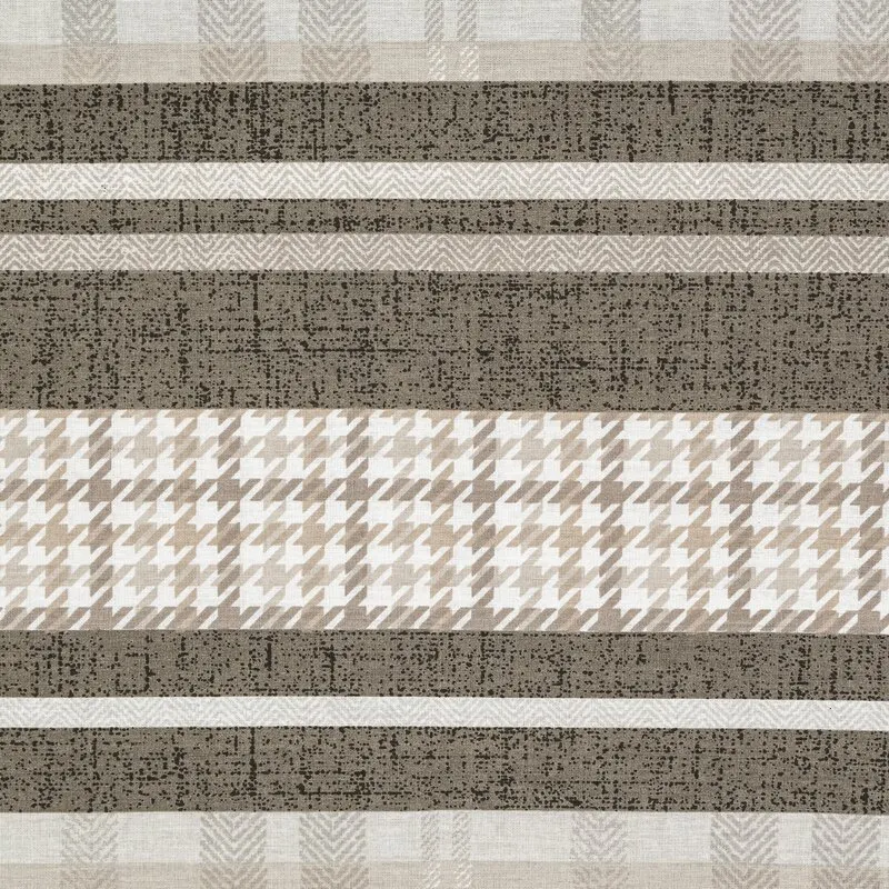 KOMPLET POŚCIELI REN 220X200 CM, 2 SZT. 70X80 CM BEŻOWY WZÓR - EU_432333