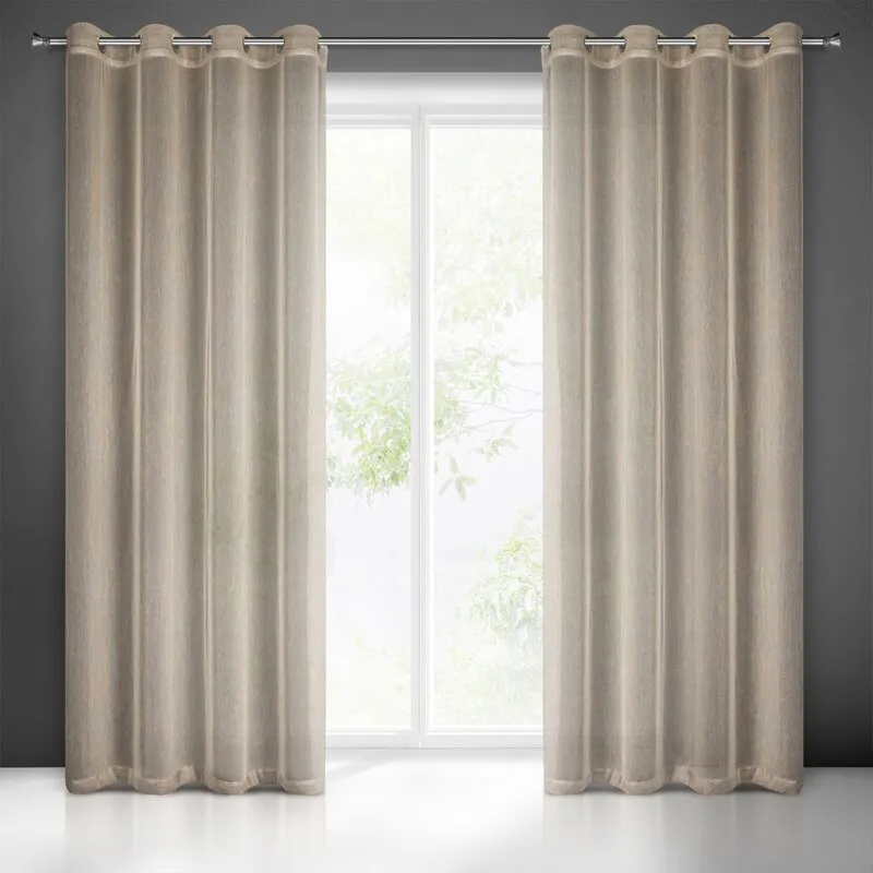 ZASŁONA GOTOWA ADELA 140X250 CM BEŻOWY ZASŁONA GOTOWA ADELA 140X250 CM BEŻOWY