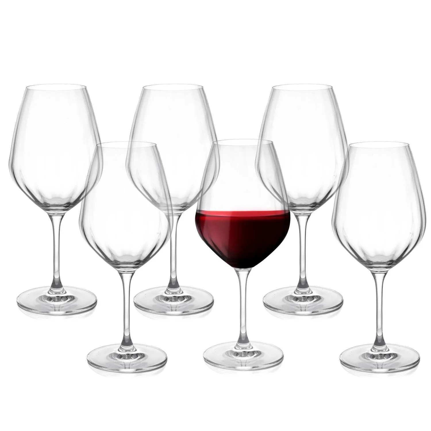 kieliszki, szklanki, zestaw, czerwone wino, szkło
