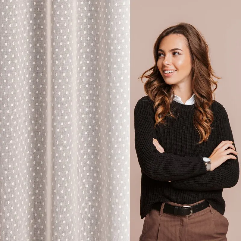 ZASŁONA GOTOWA HANIA 140X250 CM RÓŻOWY - EU_409615