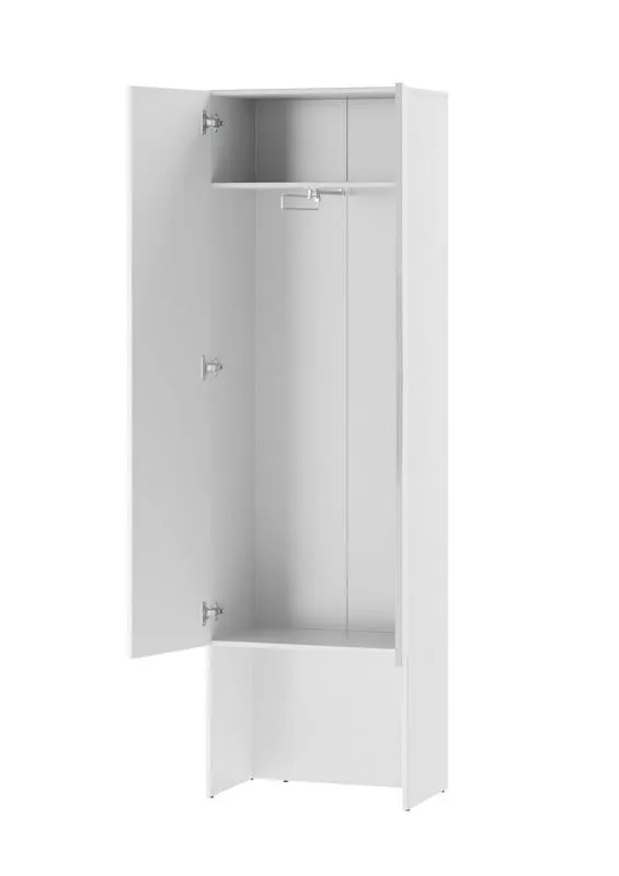 Szafa LUCCA 8 2 drzwiowa z lustrem biała 193x60x38cm - TH-100-1321