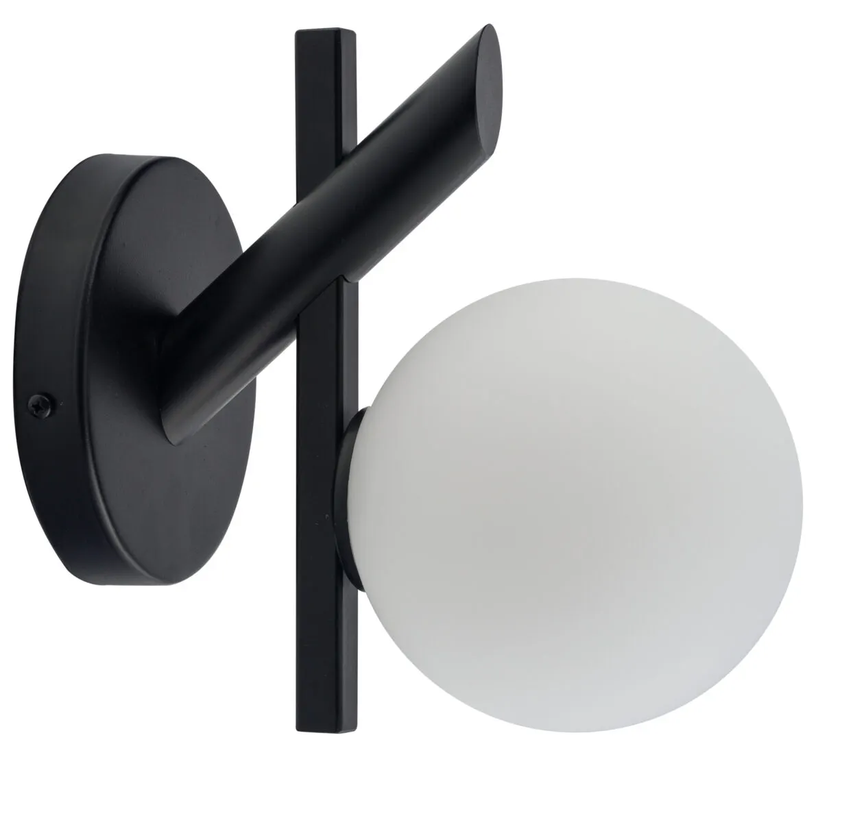 Kinkiet ZOE biało-czarny