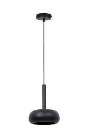 Lampa wisząca OTTO S 1 ceramiczny klosz czarna Lampa, Fajka dymna