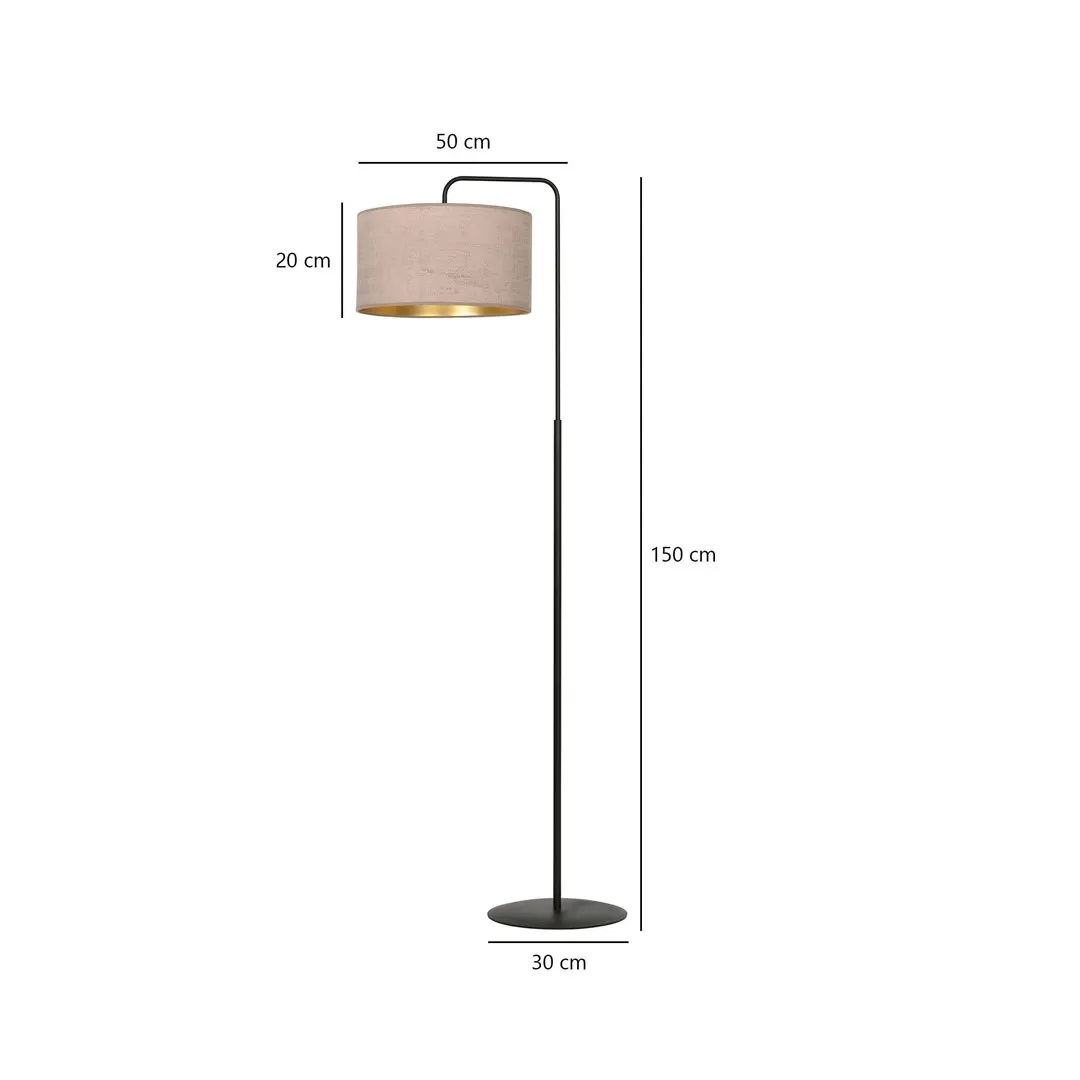 Lampa stojąca HILDE LP1 czarny różowy — zdjęcie 5