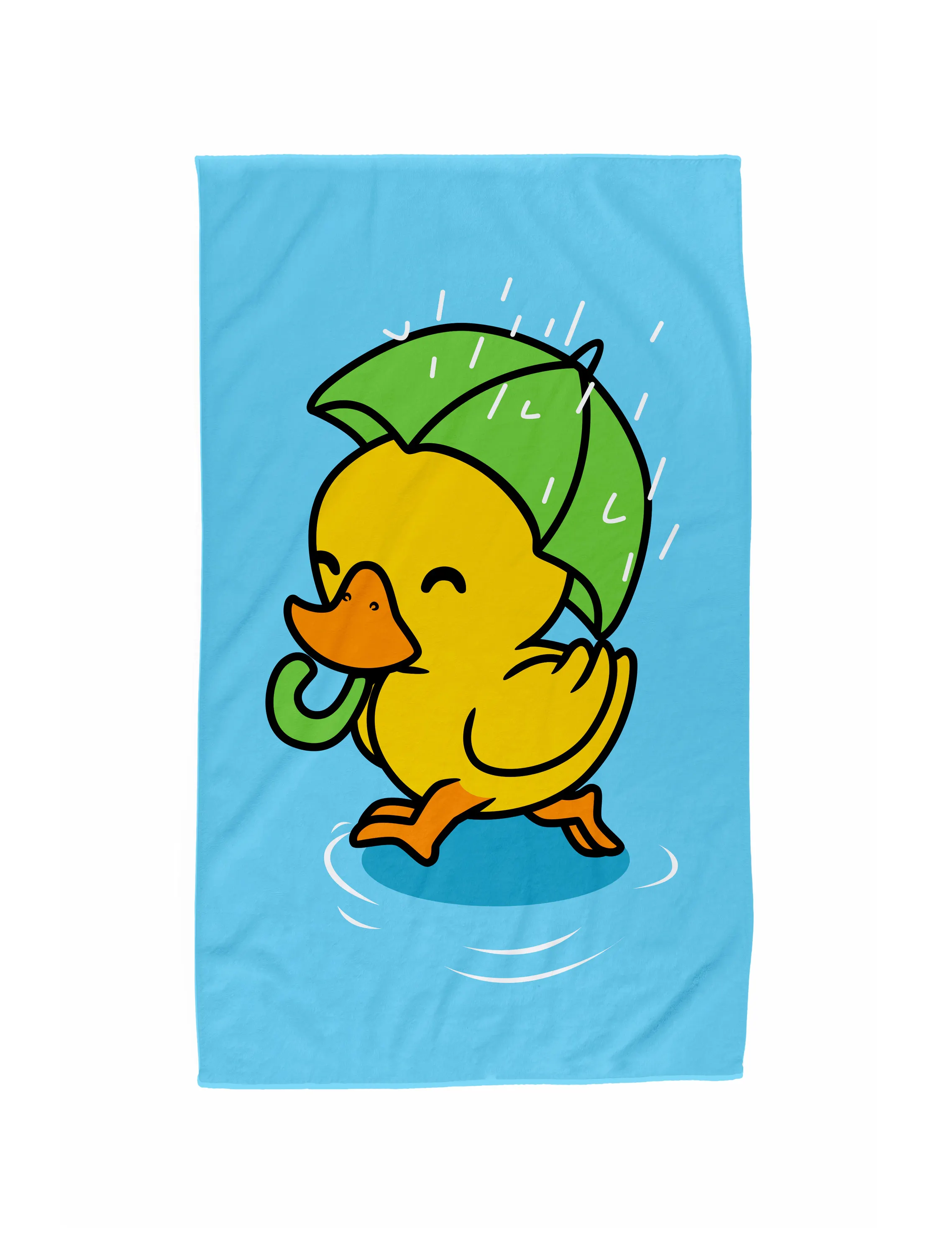 Ręcznik dla dziecka ZWIERZAKI 017 KACZUSZKA 30x50 gramatura 350 niebieski