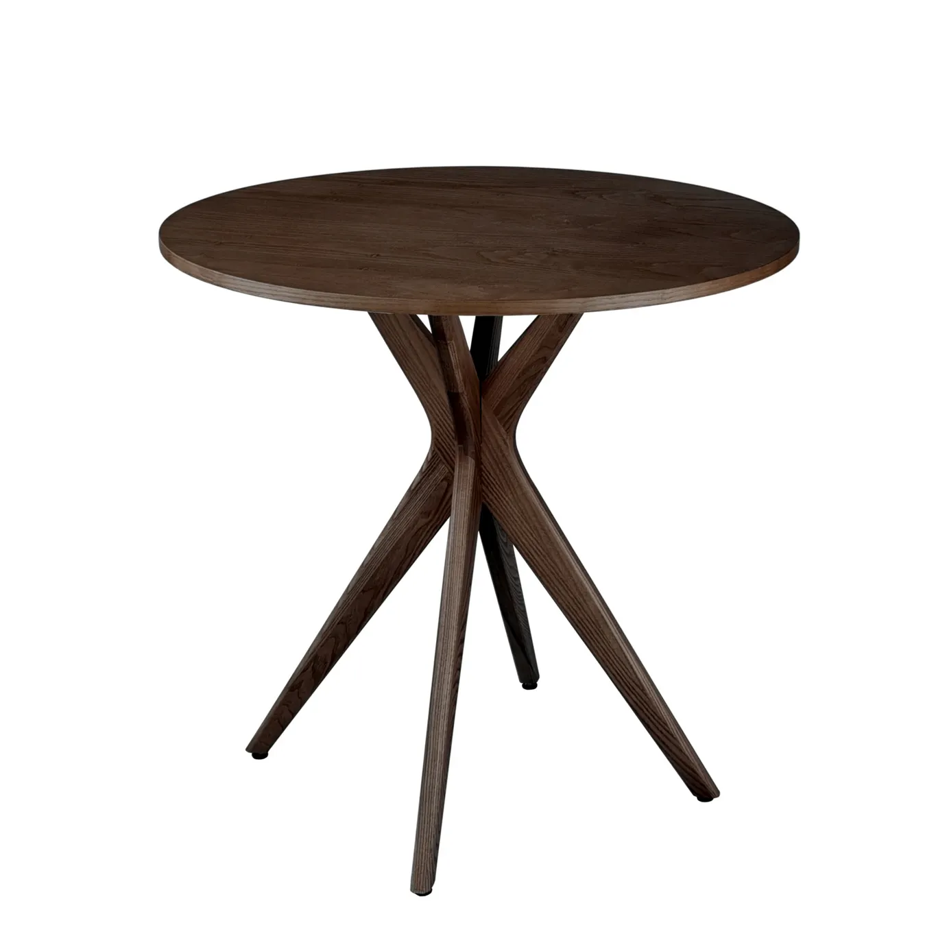 Mały stół okrągły JUBI 60x60 orzech