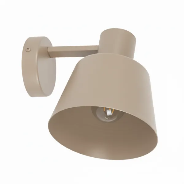 DUNKA kinkiet ciepły beż lampka, kinkiet, światło, beżowy, metalowy