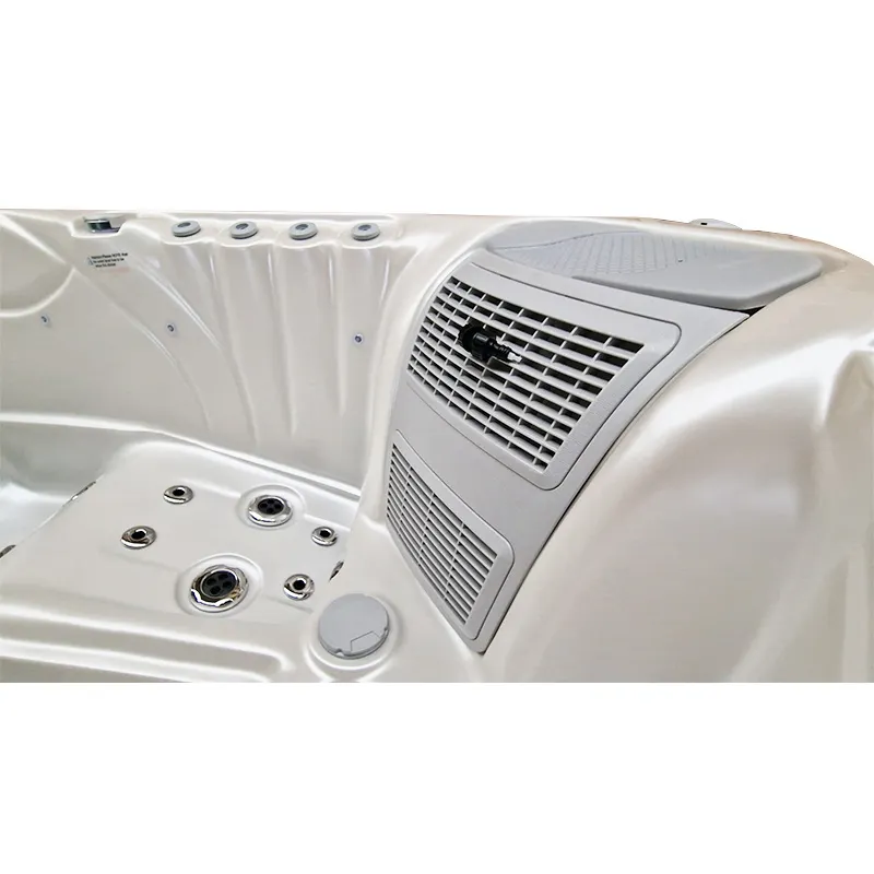 Jacuzzi ogrodowe 5-os. z hydromasażem SPA-561 210x210 cm biały/antracyt - HS_SPA561-2700