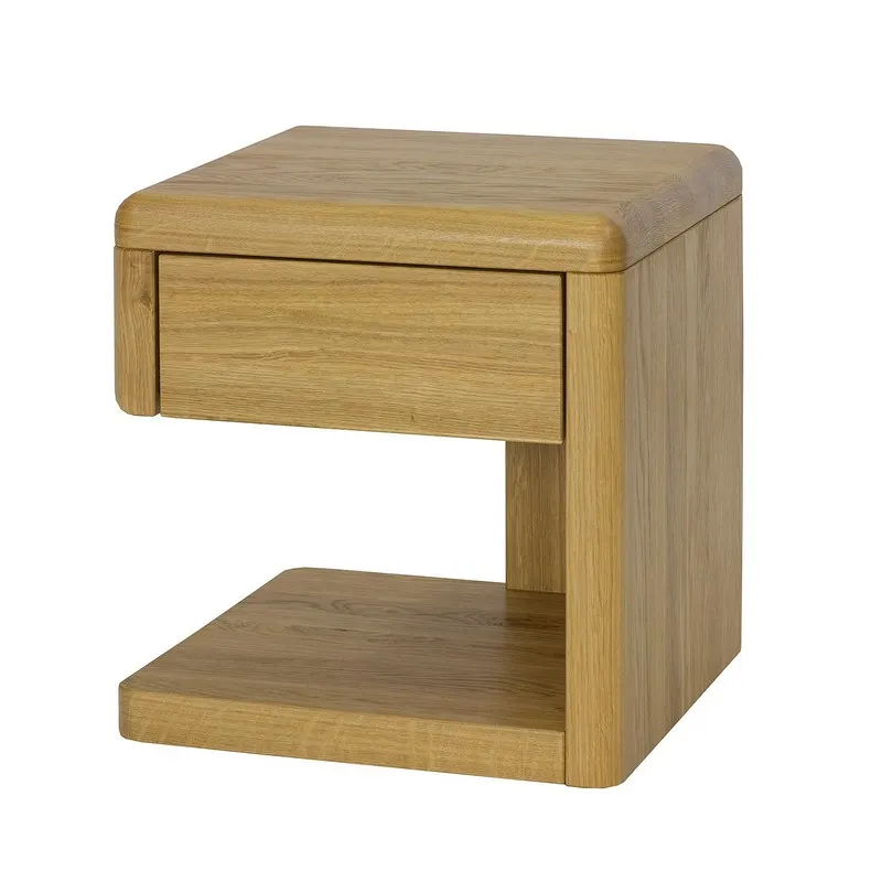 Szafka nocna dębowa SN220 Naturalny DREWMAX Szafka nocna dębowa SN220 Naturalny DREWMAX