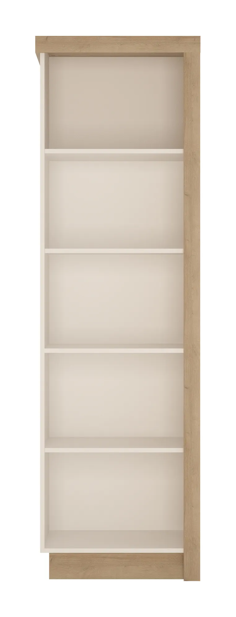 REGAŁ LYON LYOR01L DĄB RIVIERA JASNA / BIAŁY HG - 6001088000041