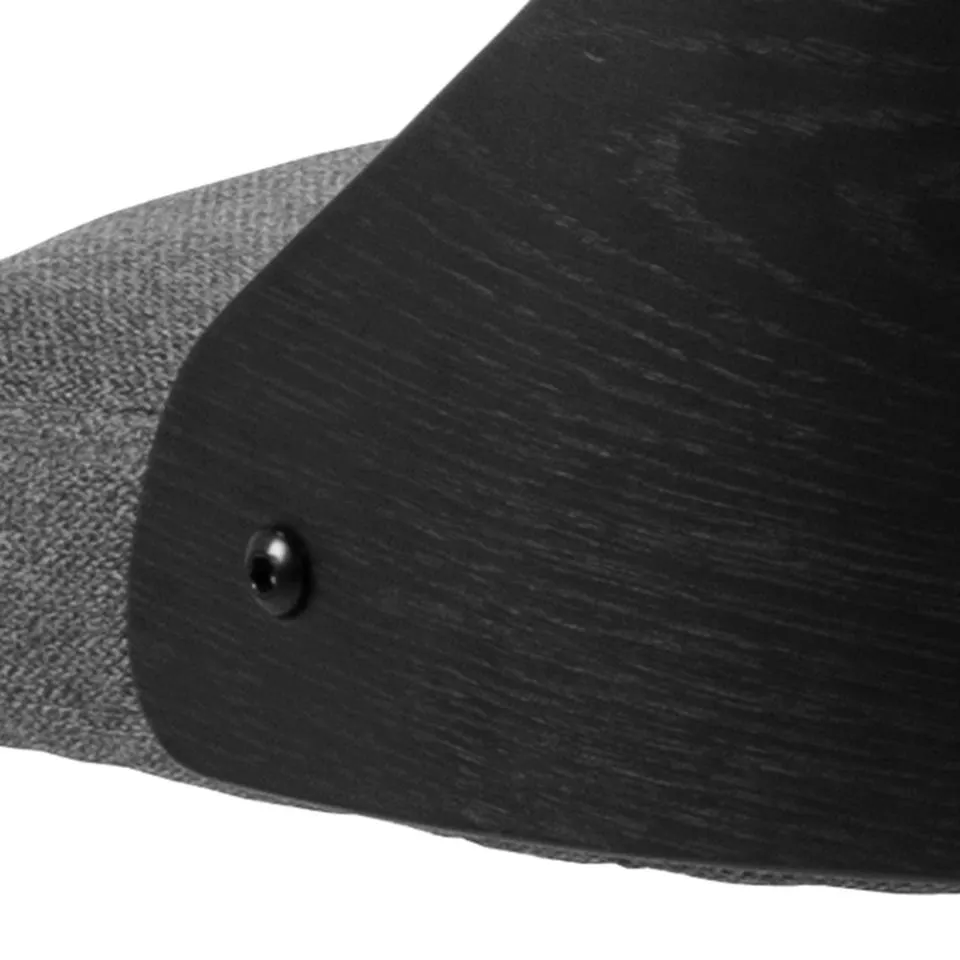 kapelusz, czapka, czarne, drewnopodobne, tkanina