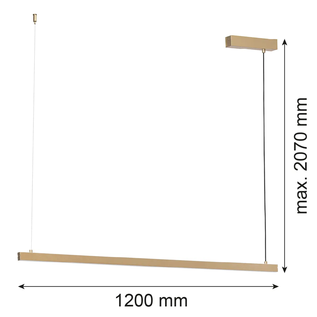 MIAMI lampa wisząca led pojedyczna, świecącą góra-dół 8836 - 8836