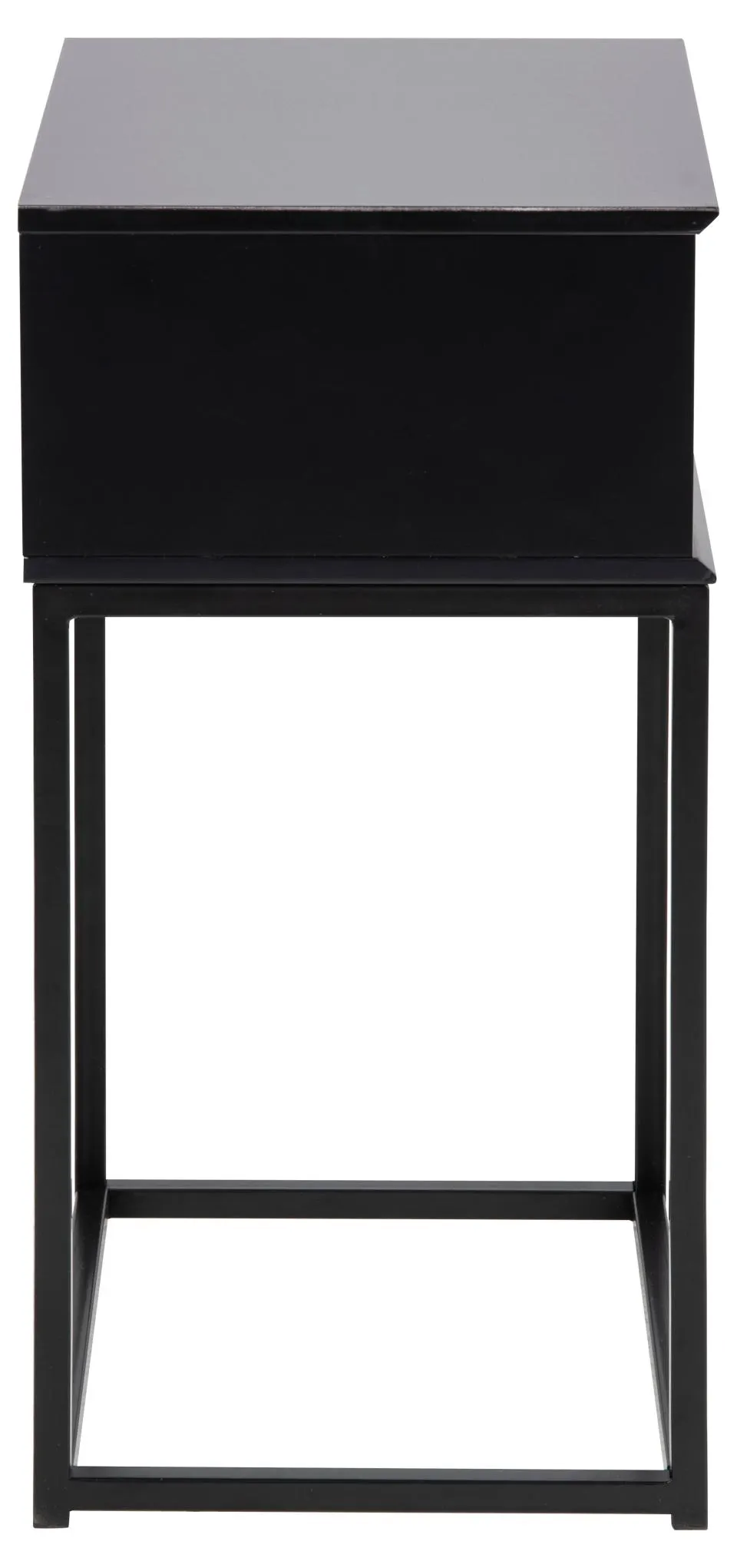 Szafka nocna z szufladą LEONE 40x30x62 Czarny — zdjęcie 8