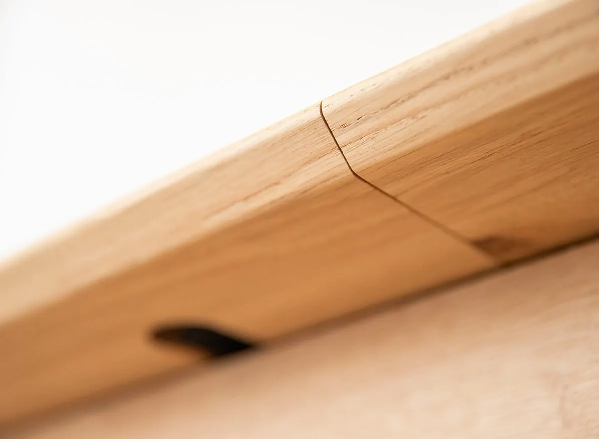 Stół dębowy ORBETELLO rozkładany 80x120(165) cm - dąb olejowany - KULSR120_45