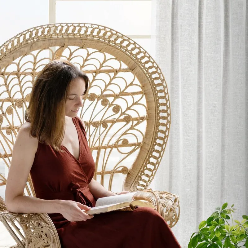 Zasłona na taśmie KATRIN 140x270 półtransparentna - EU_408631