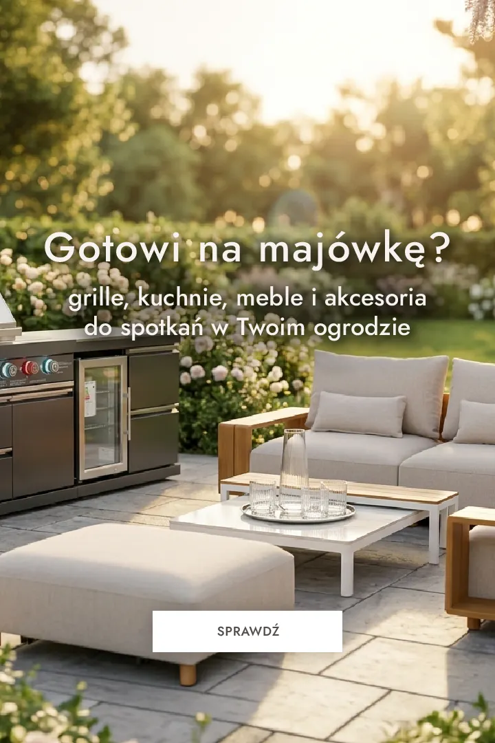 ogród, meble ogrodowe, grill, kuchnia zewnętrzna, akcesoria ogrodowe