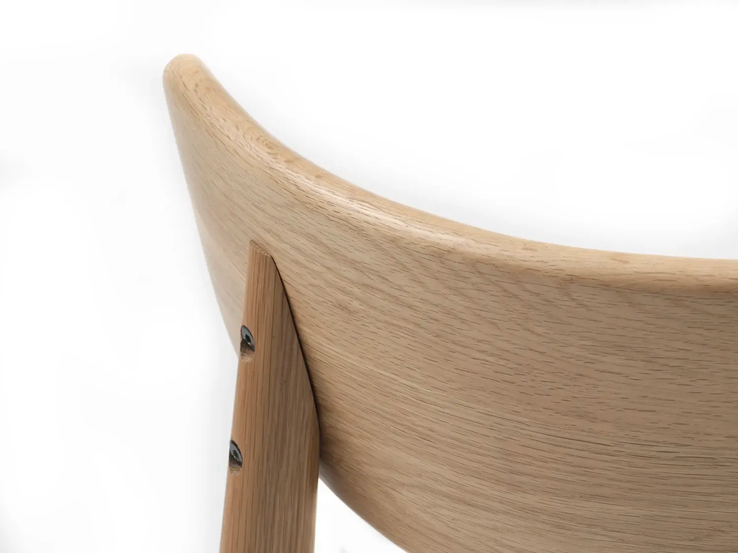 Krzesło drewniane ELIM z tapicerowanym siedziskiem - szary, naturalny - UN_49530004