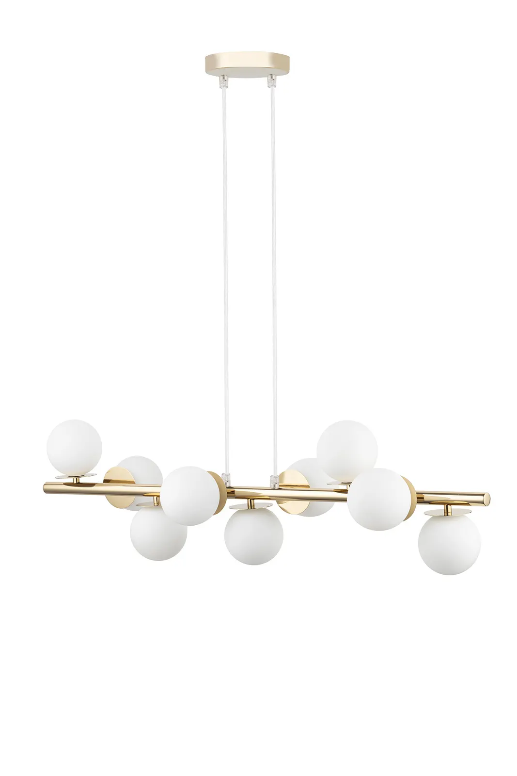 Lampa wisząca AVOLA 9 biało-złota