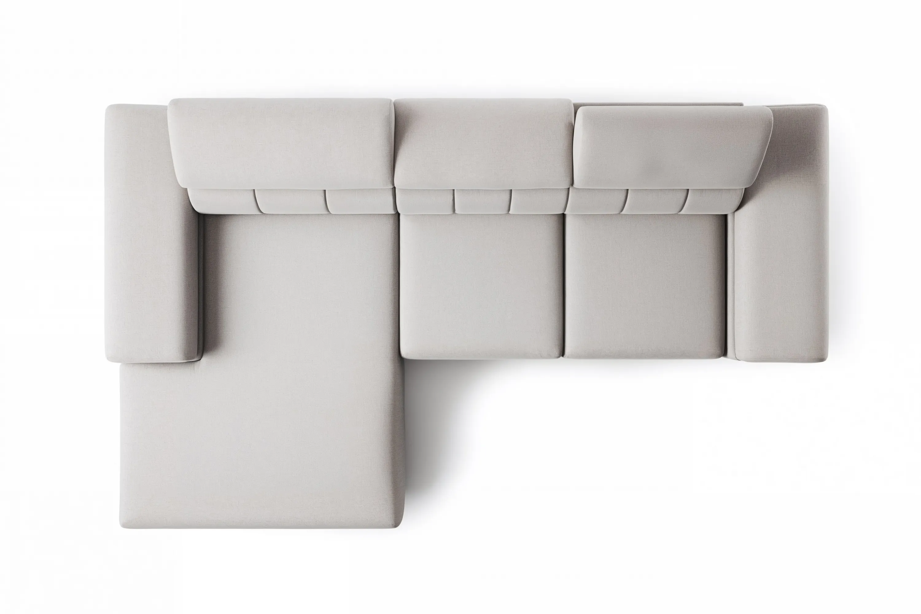 Narożnik lewostronny TALORIA MINI (Maya 01) 290x180 cm elektrycznie wysuwane siedzisko beżowy - B_162488