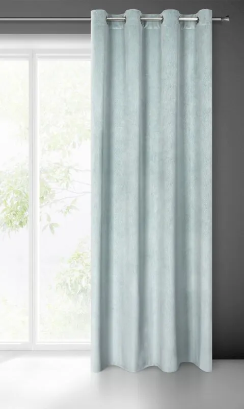 ZASŁONA LILI 140X250 CM NIEBIESKI - EU_384155