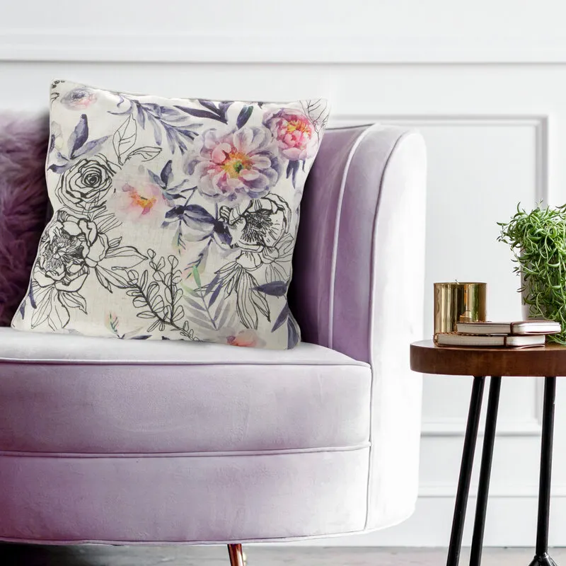 POSZEWKA LEN 17 45 X 45 CM KREMOWY - EU_415436