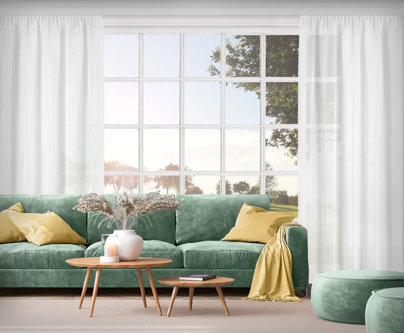 FIRANA GOTOWA MARGO NA TAŚMIE 140X270 CM BIAŁY — zdjęcie 14