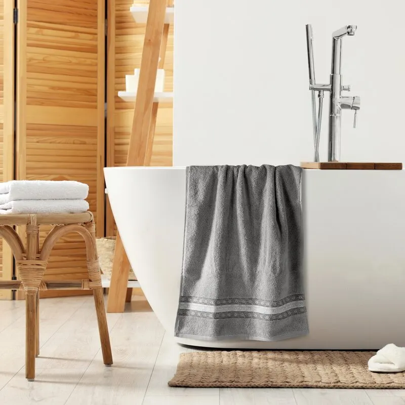 RĘCZNIK MALIKA (05) 50 X 90 CM JASNOSZARY - EU_424700