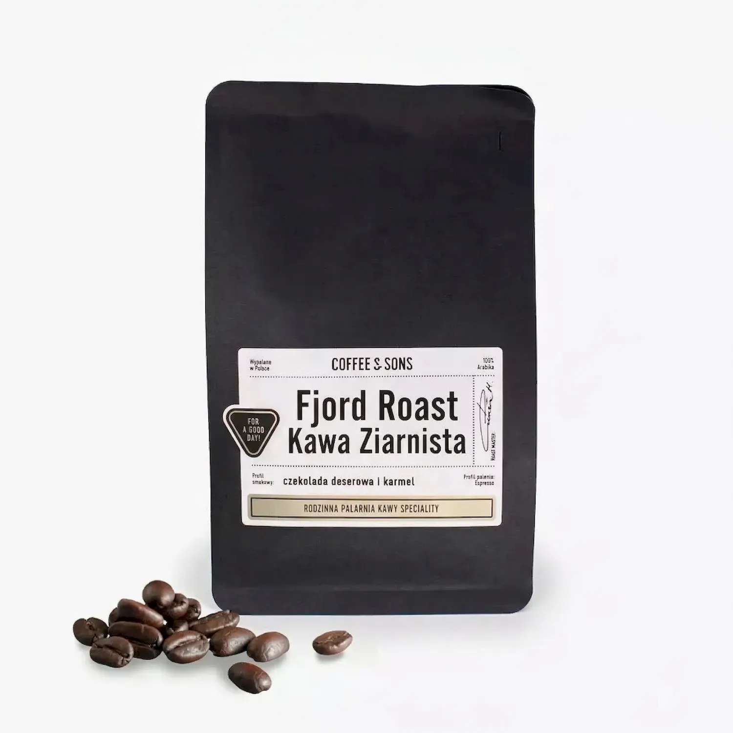 Kawa ziarnista DUKA FJORD ROAST 250g czekolada karmel Coffee And Sons Kawa ziarnista DUKA FJORD ROAST 250g czekolada karmel Coffee And Sons