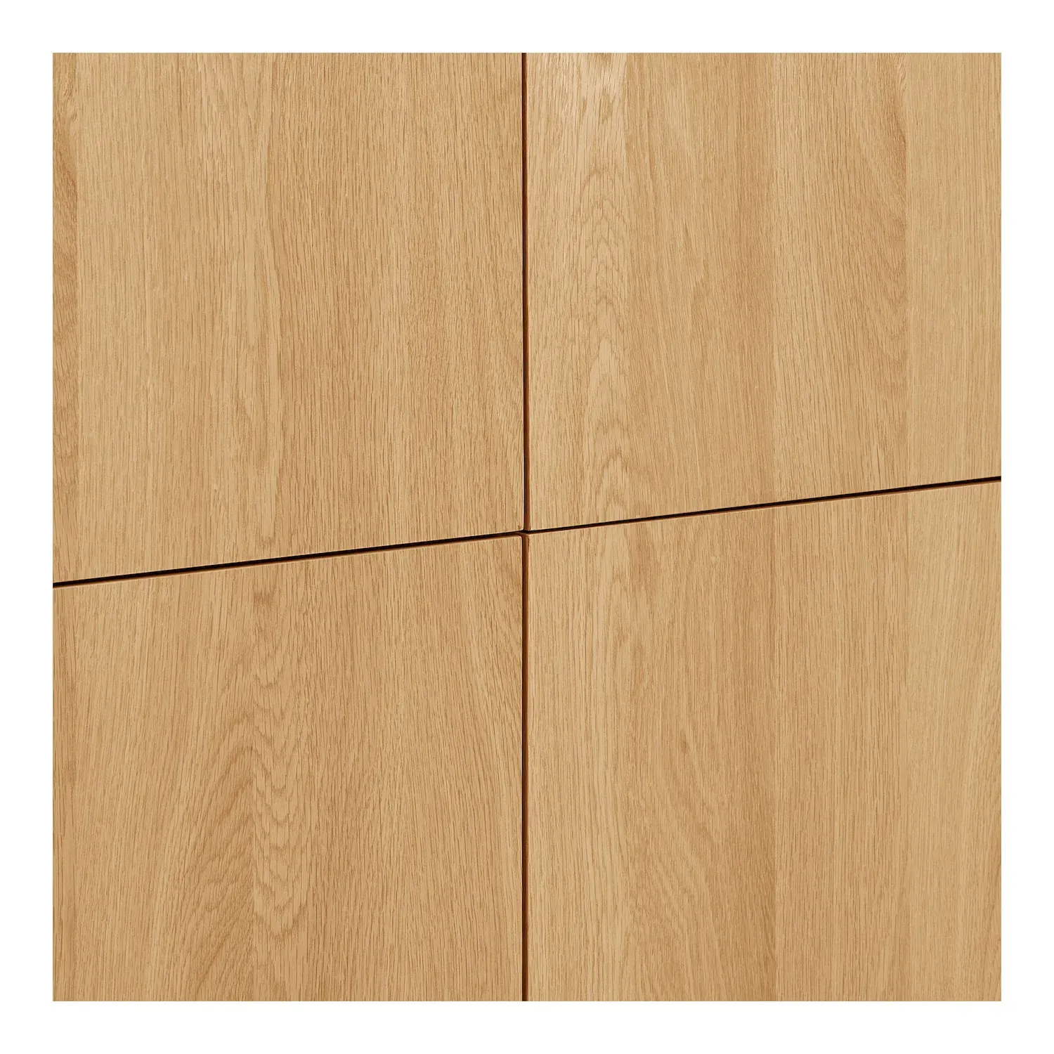 Komoda drewniana wysoka 4-drzwiowa DARWIN 180cm naturalny - 3050100