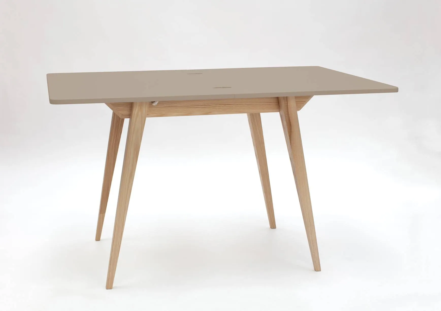 Stół rozkładany ENVELOPE 65x90-130cm beżowy naturalny - NRAGABATE_E4