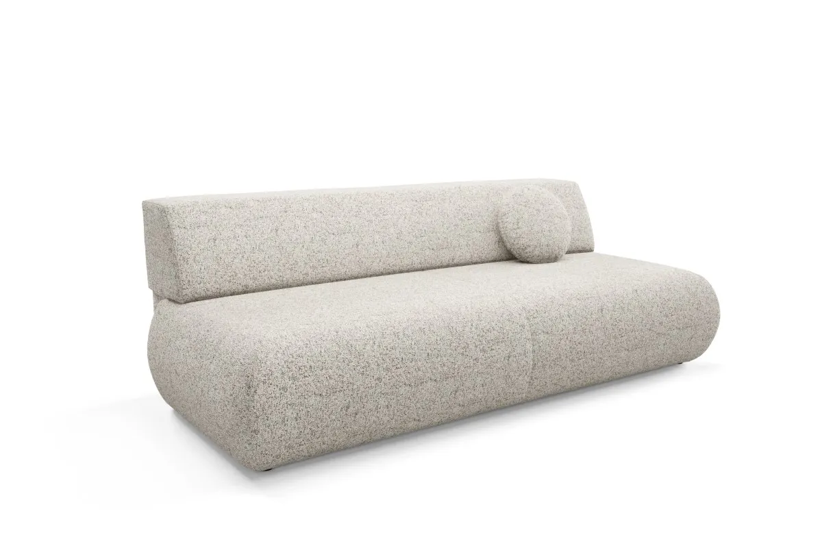 Sofa rozkładana z pojemnikiem PUENTE 214 cm beżowa Sofa rozkładana z pojemnikiem PUENTE 214 cm beżowa