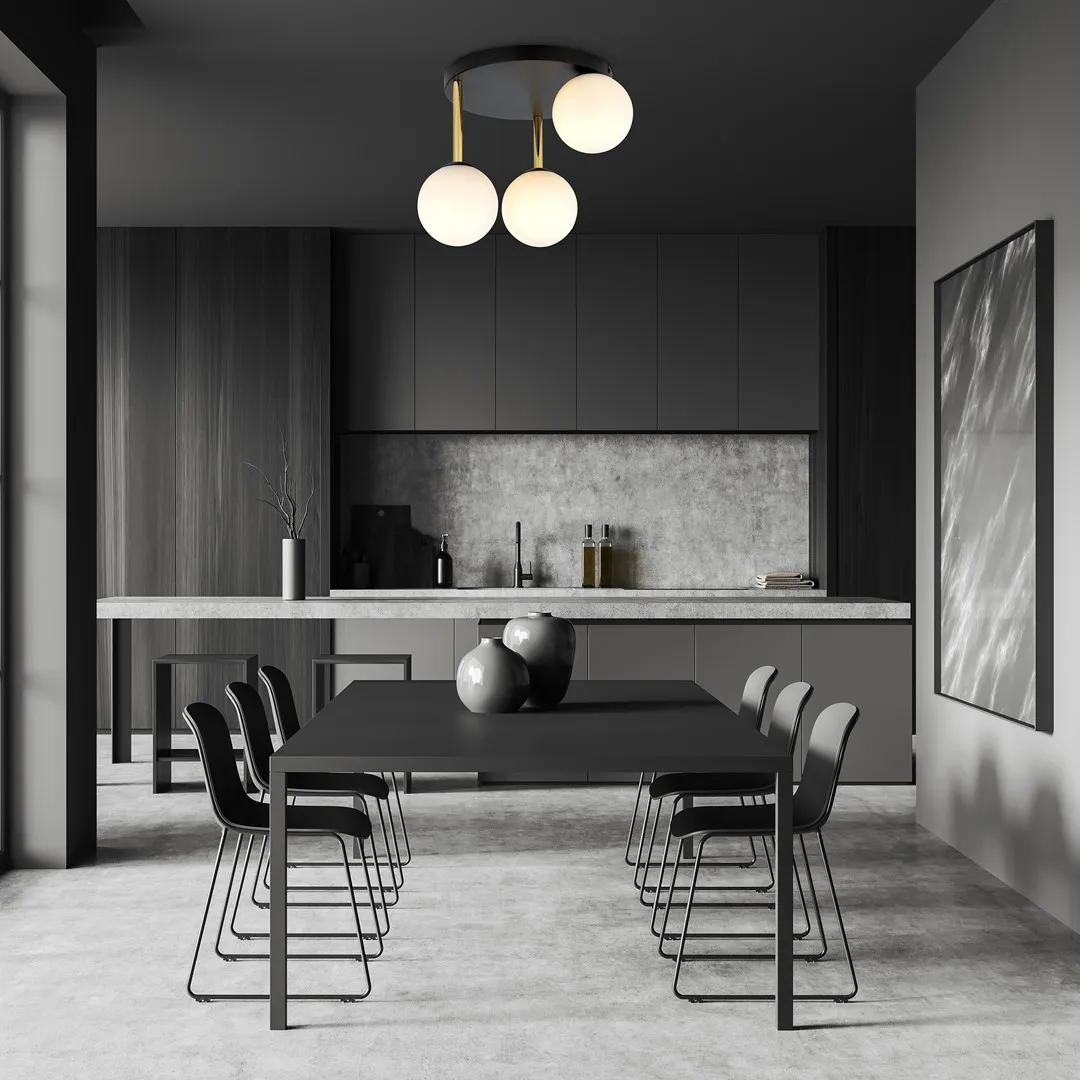 Lampa sufitowa DOLCE Czarny,Złoty 1260/3 - 1260/3