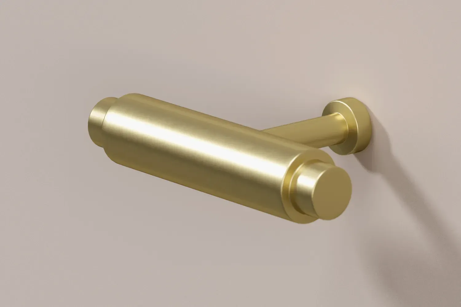 Szafa 3-drzwiowa z 3 szufladami LORINI 150 - cashmere T-bar złoty cokół - B_166717