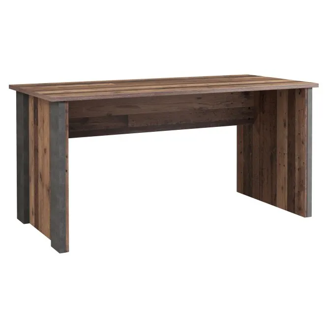 Biurko minimalistyczne CLIF 70x153 cm - old wood vintage, beton Biurko minimalistyczne CLIF 70x153 cm - old wood vintage, beton