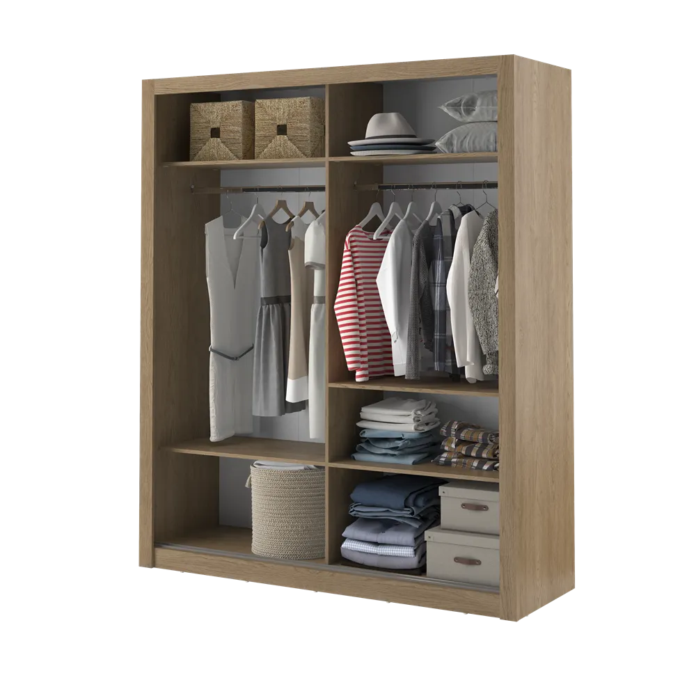 Szafa 2-drzwiowa ARTI AR-03 180cm dąb shetland - AR3DH