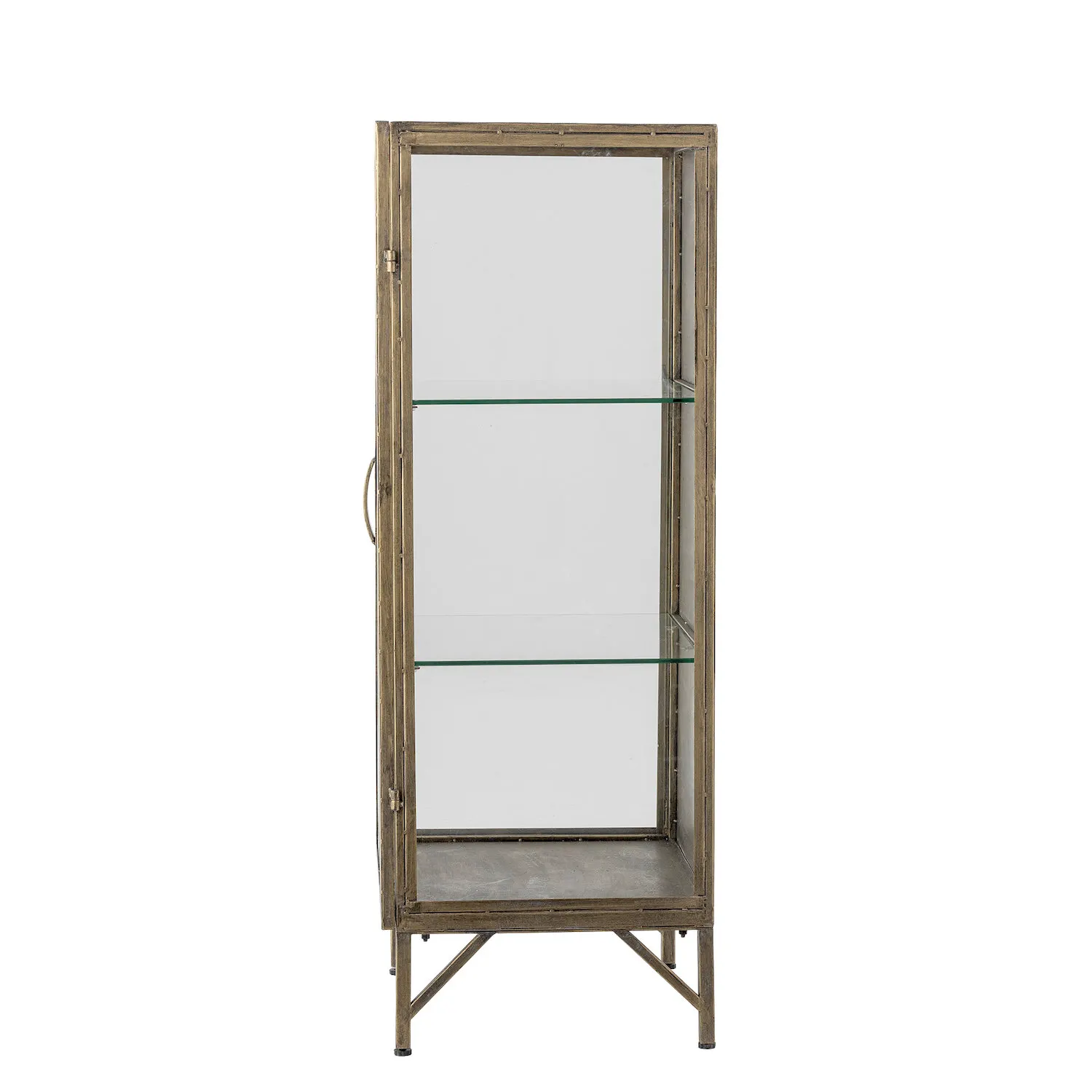 Witryna 1-drzwiowa SAONE 45 cm mosiężna szkło hartowane Witryna 1-drzwiowa SAONE 45 cm mosiężna szkło hartowane