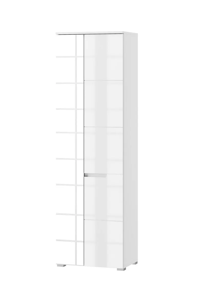 Szafa SELENE 22 z lustrem dwudrzwiowa biały połysk 198x60x40cm Szafa SELENE 22 z lustrem dwudrzwiowa biały połysk 198x60x40cm
