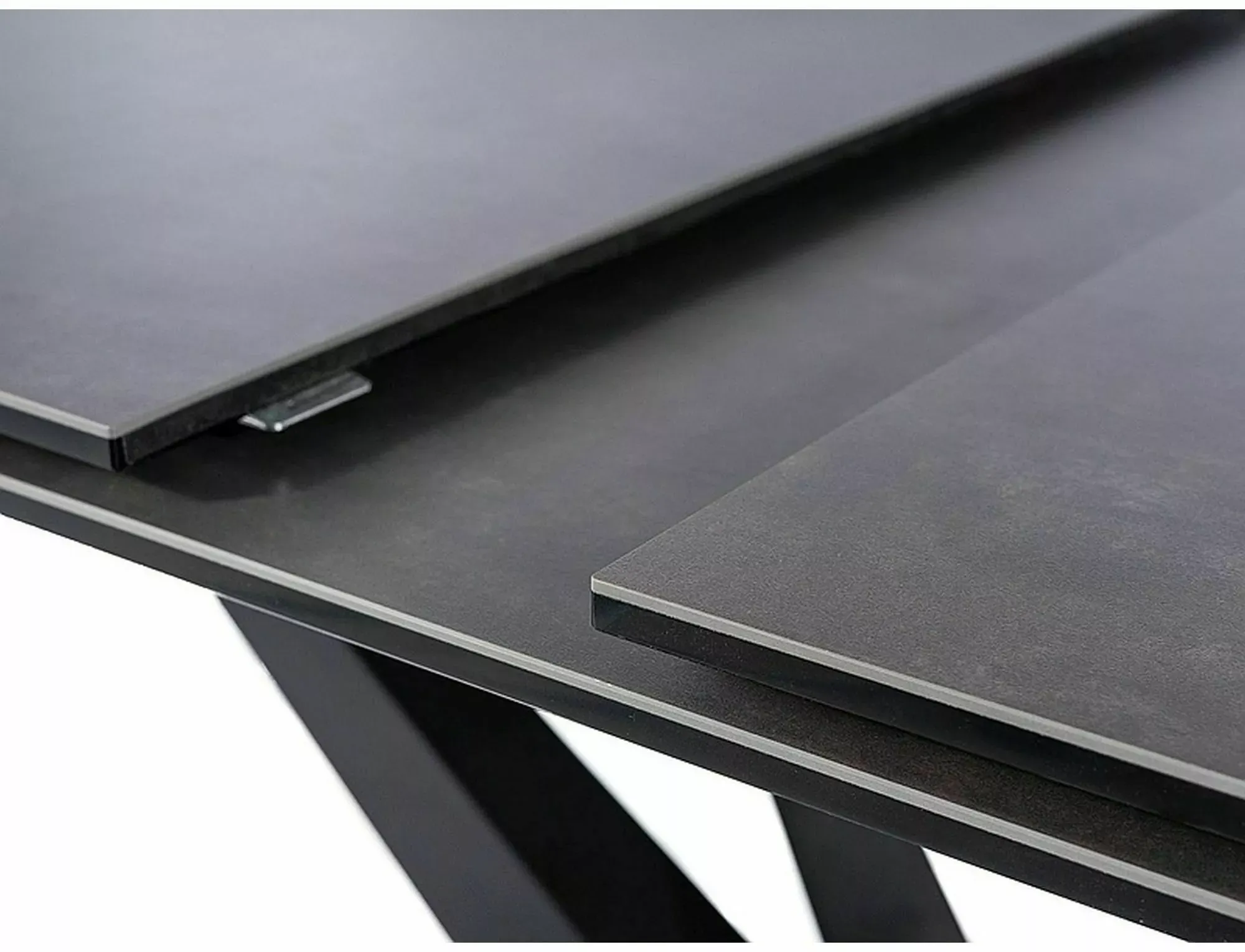 Stół rozkładany SORENTO CERAMIC 90x160-220 cm ciemnoszary - SORENTOCC160