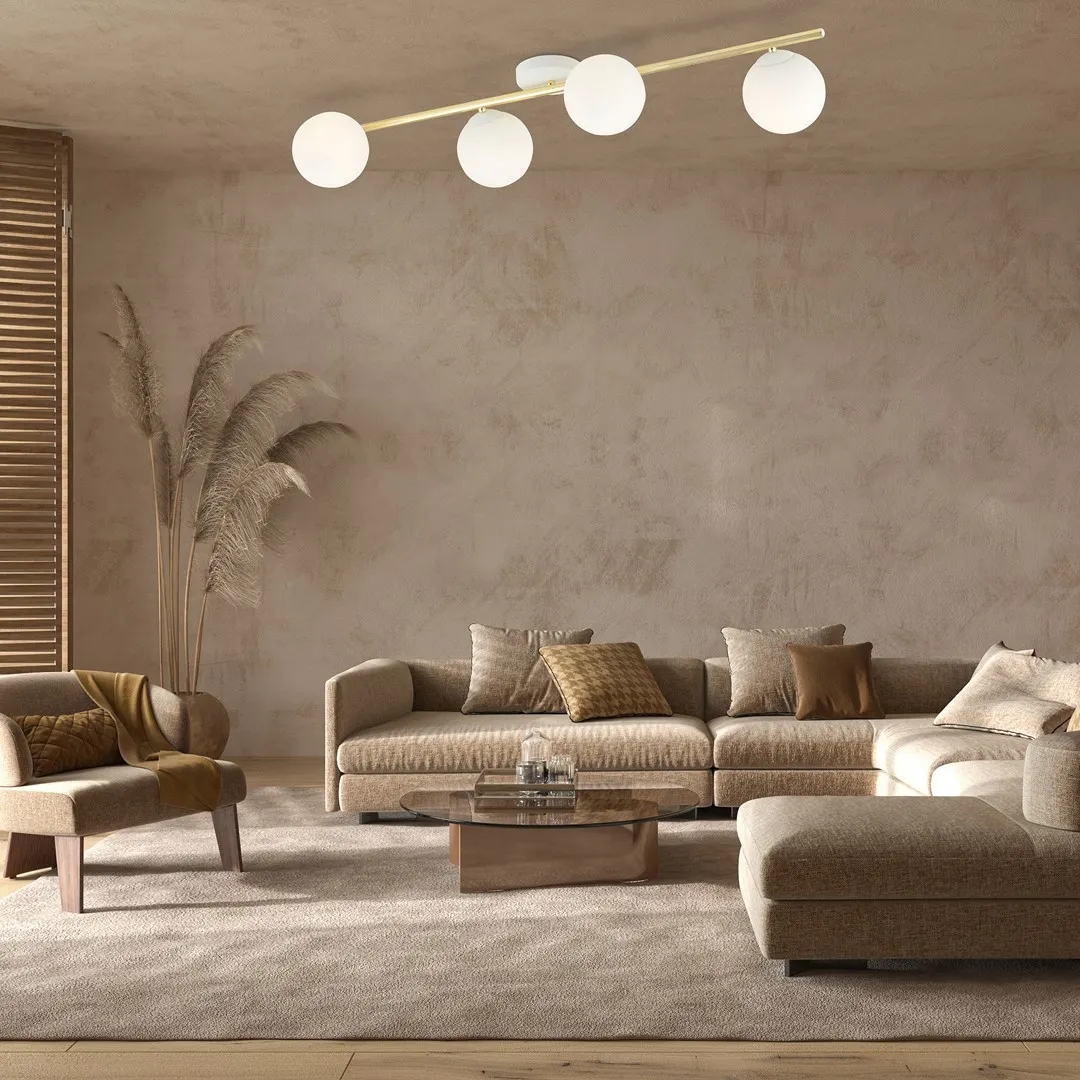 Lampa sufitowa SPLENDI Biały,Złoty 1249/4 - 1249/4