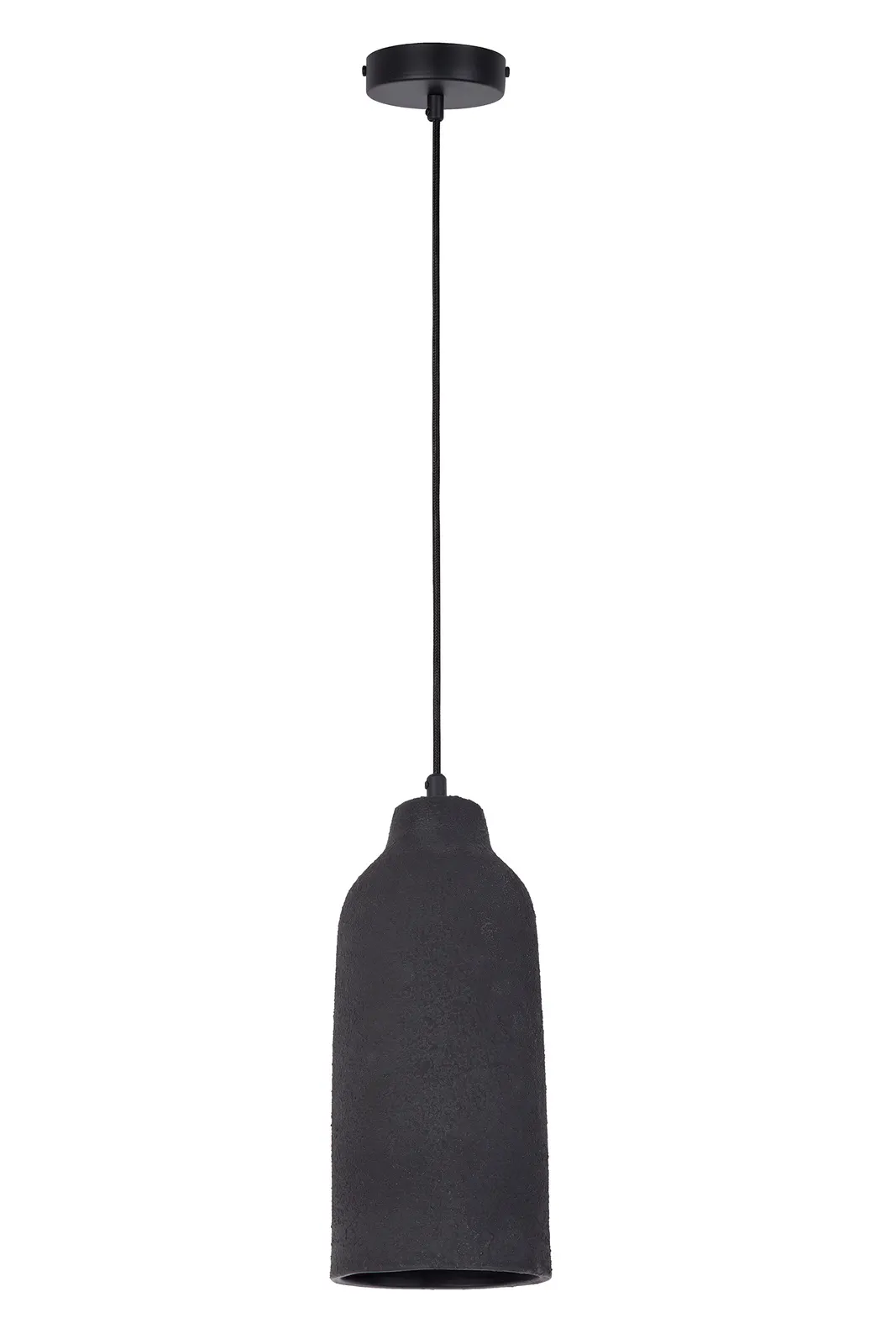 Lampa wisząca NORA B ceramiczny klosz czarna Lampa