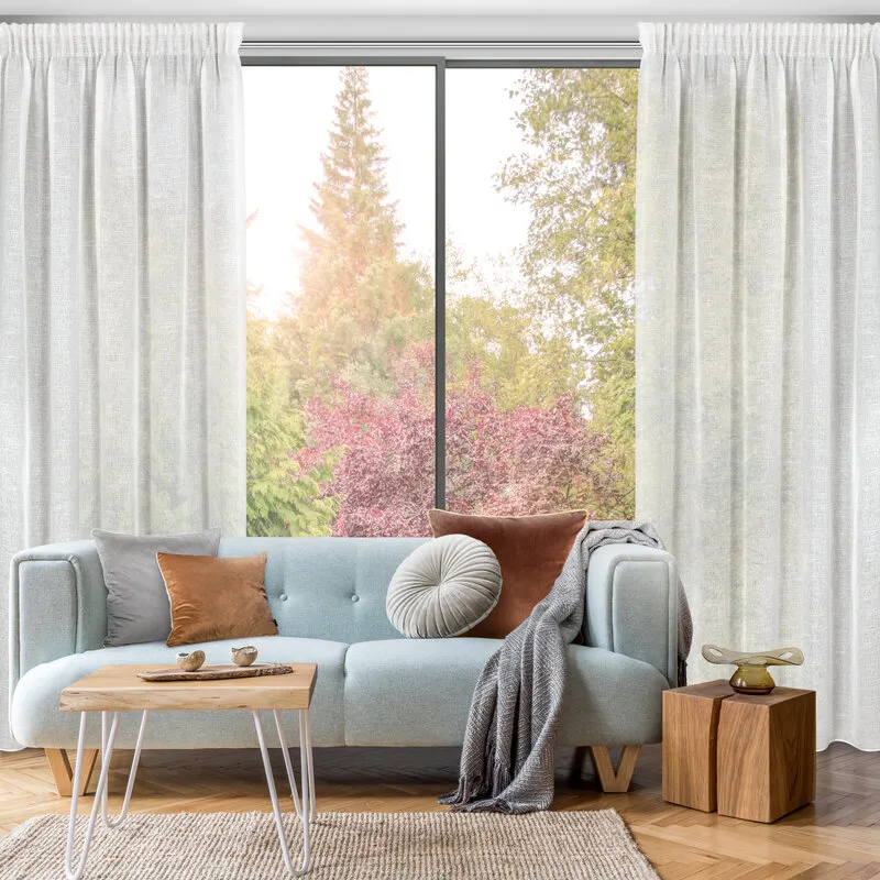 Zasłona na taśmie KATRIN 140x270 półtransparentna - EU_408631