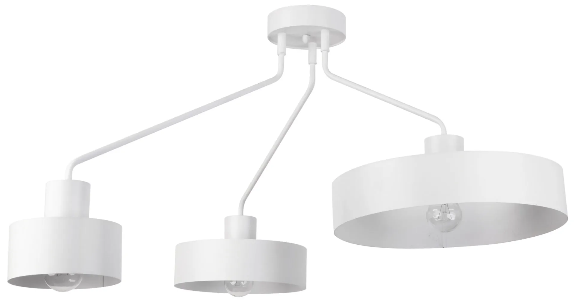 Lampa sufitowa/plafon JUMBO 3 biały