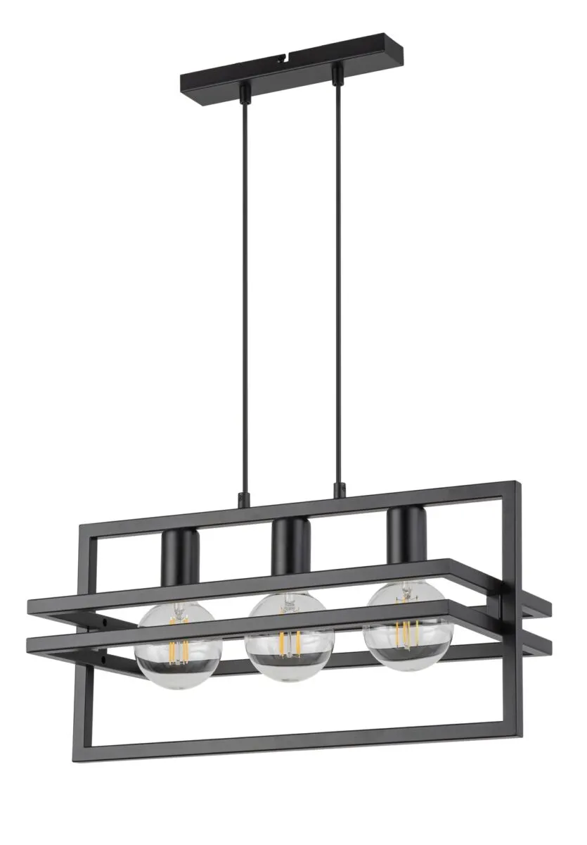 Lampa wisząca MERCI 3 czarna