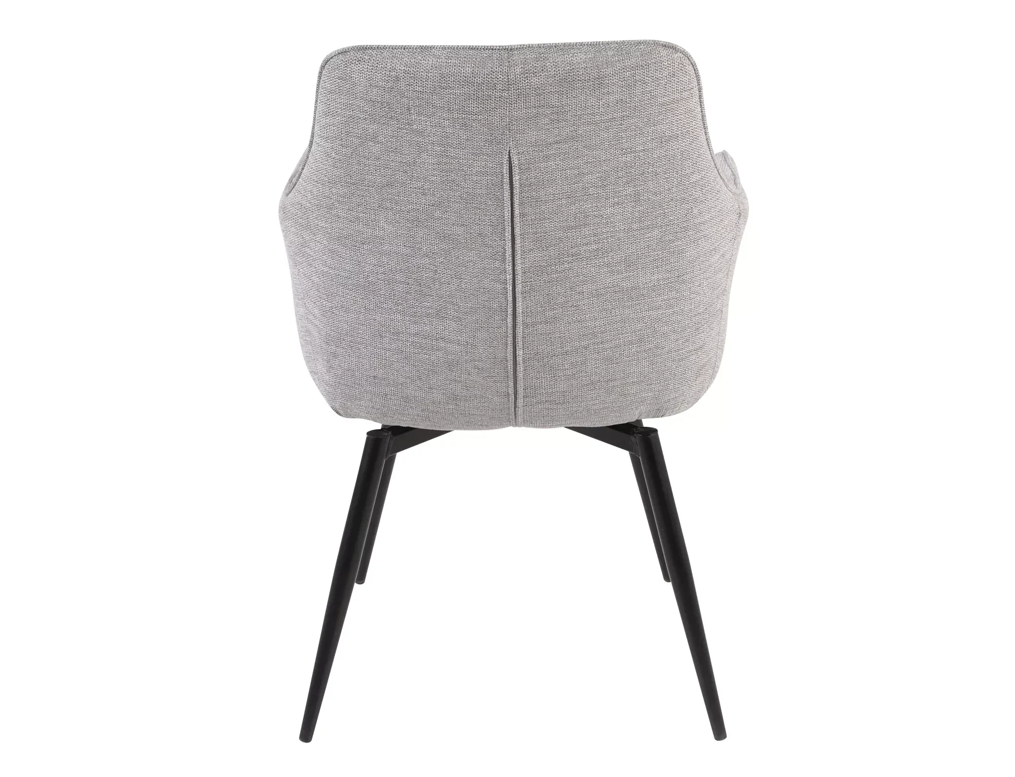 Krzesło obrotowe tapicerowane SERVIO BREGO 07 pikowane szary czarne nogi - SERVIOBRCSZ