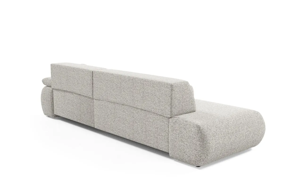 Narożnik rozkładany z pojemnikiem PUENTE 286 cm prawostronny jasny beż - PUENTE_NAR_PUENTE09_P