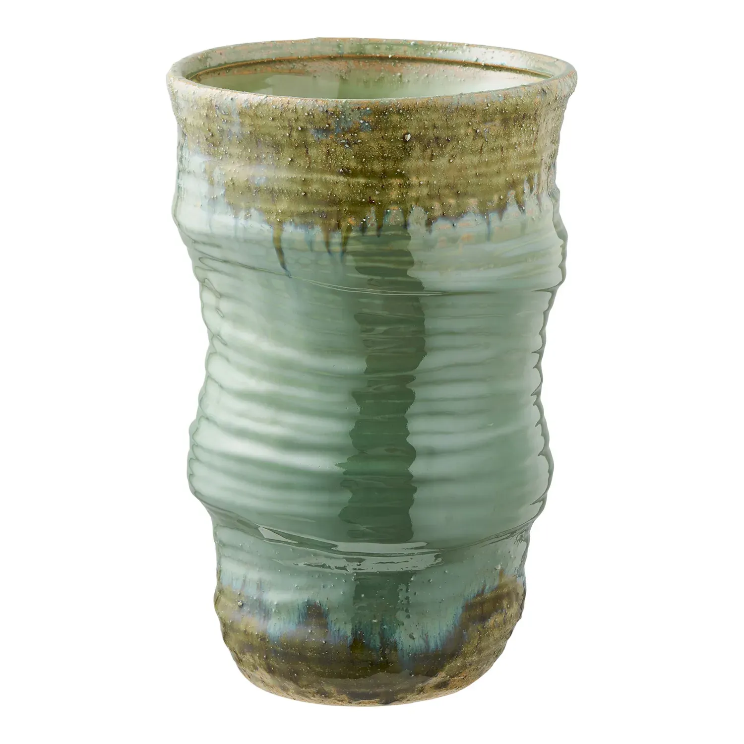 Wazon ceramiczny 22x34,5 zielony