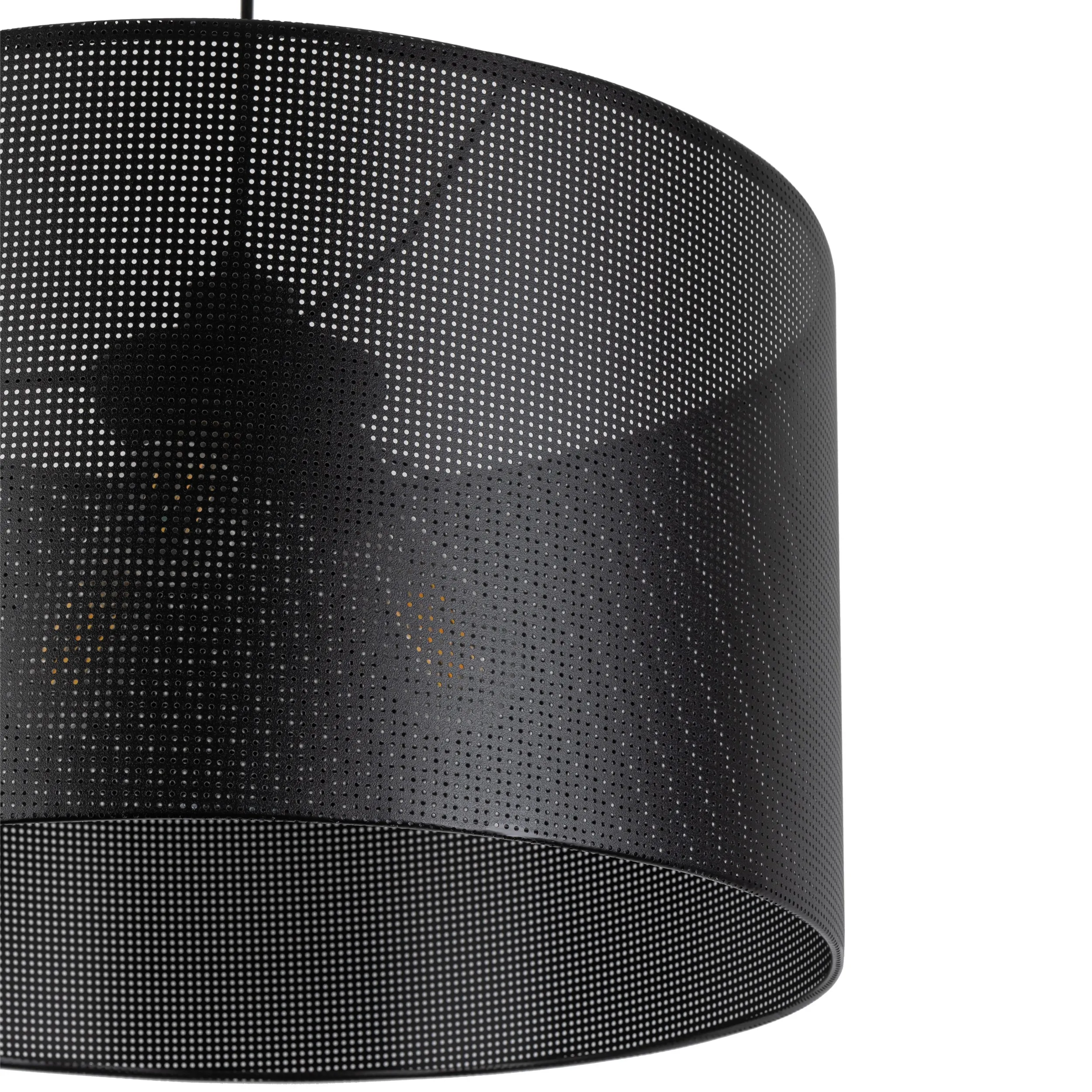 Lampa wisząca MORENO czarna metalowa 120x50cm - TK_4990