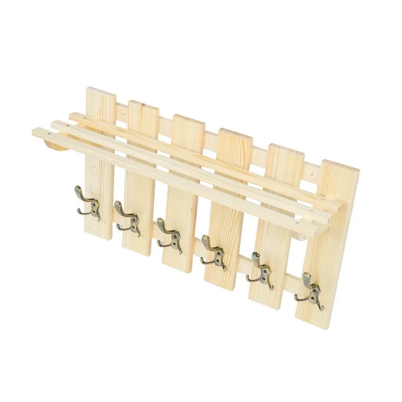 WS108 wieszak S70 W40 G22 sosna naturalny DREWMAX — zdjęcie 4