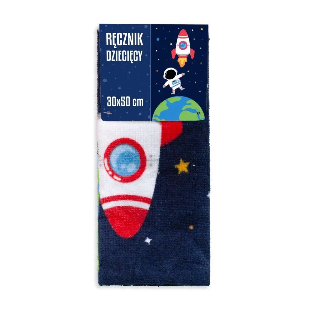 Ręcznik dla dziecka KIDS 005 30x50 druk multikolor - FARO_31466