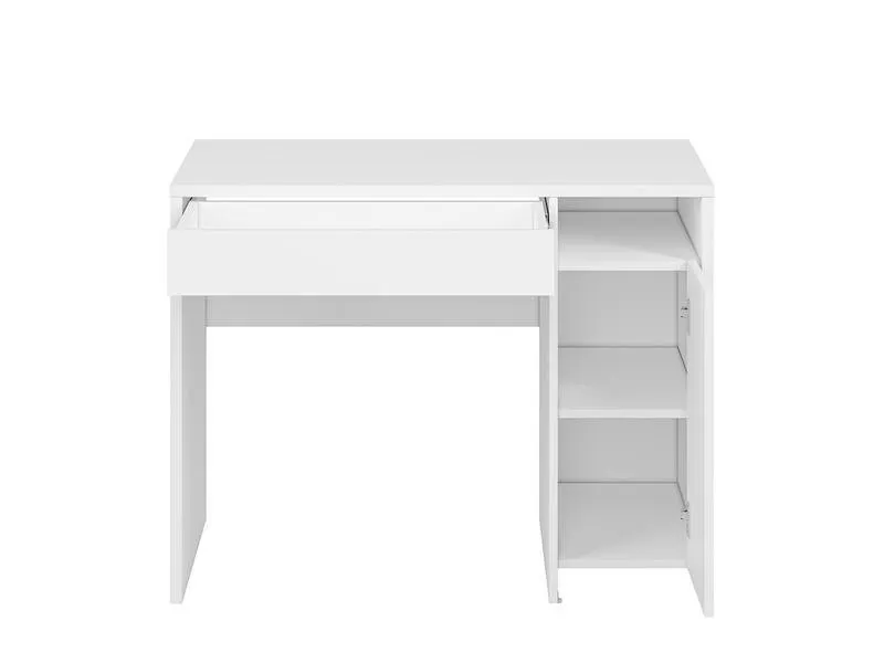 Biurko szafką i szufladą KENDO 02 białe - 1KEND02-001